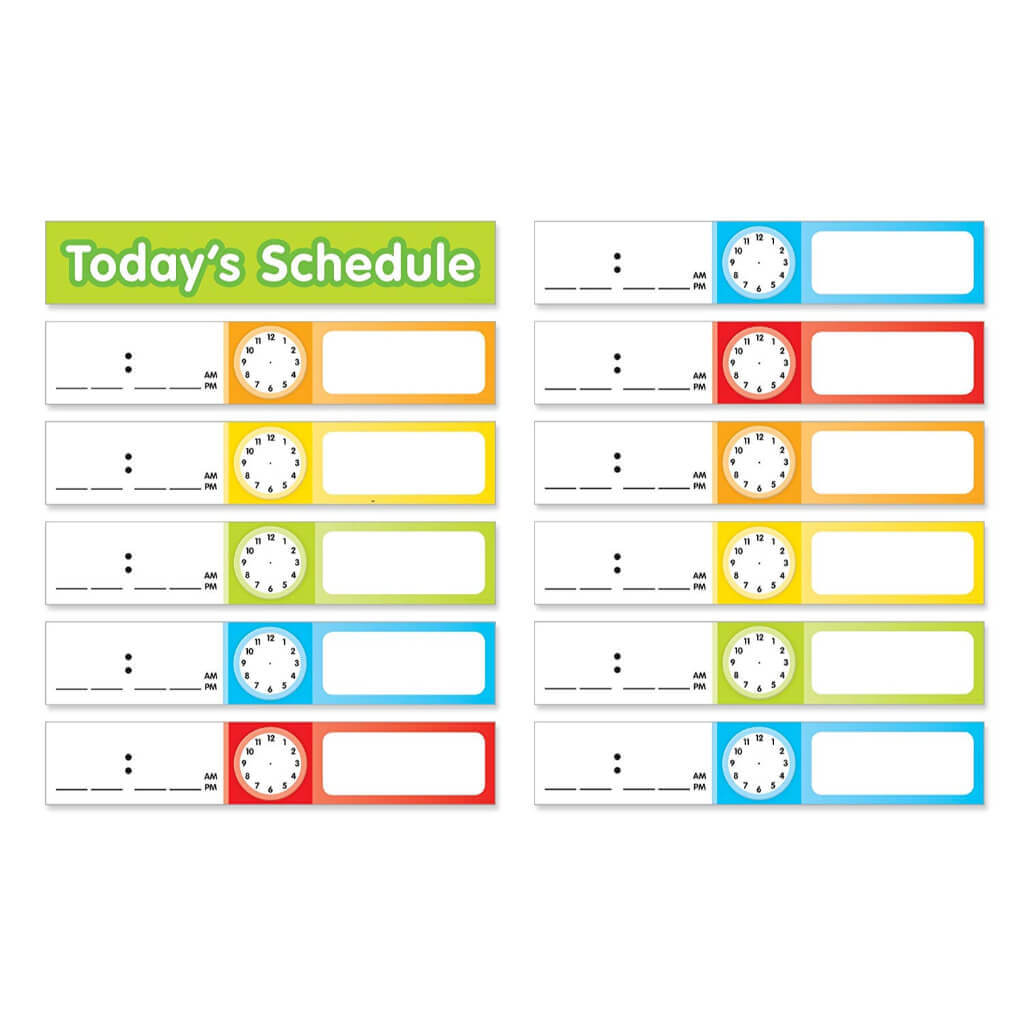 Schedule Cards Pocket Chart Add-ons