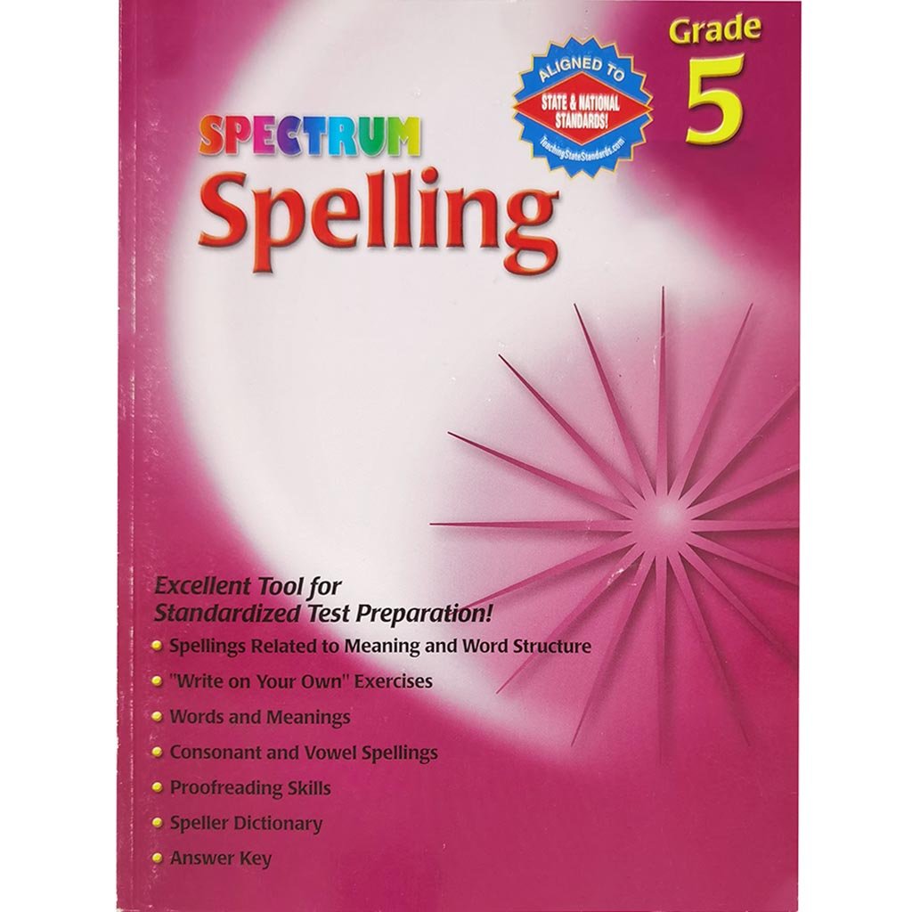 Spectrum Spelling Book Grade 5