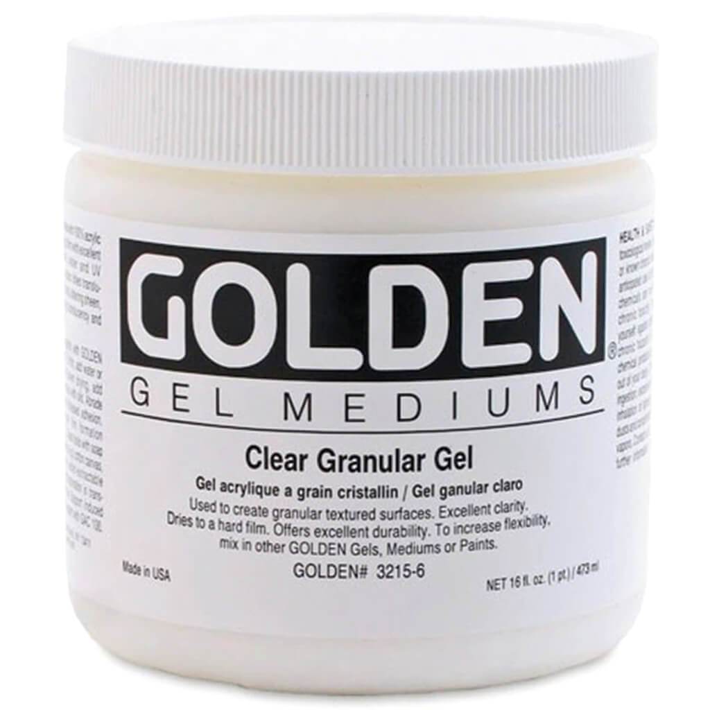 Acrylic Gel Medium Clear Granular 8oz