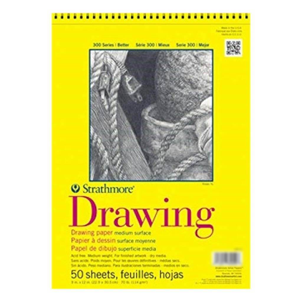 Strathmore 300 Spiral Drawing Pad 14in X 17in 50 Sheet