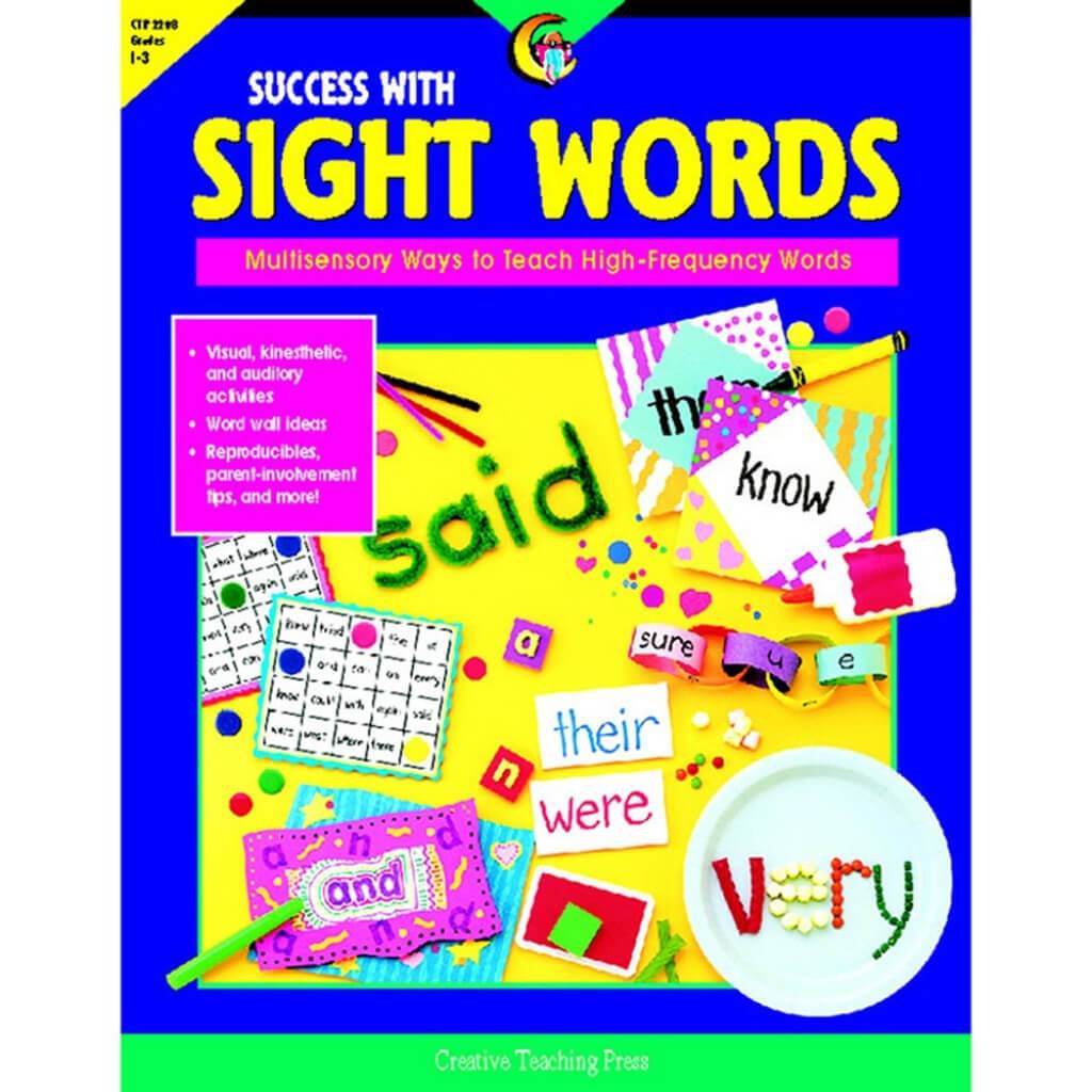 Success With Sight Words Book Grade 1-3 