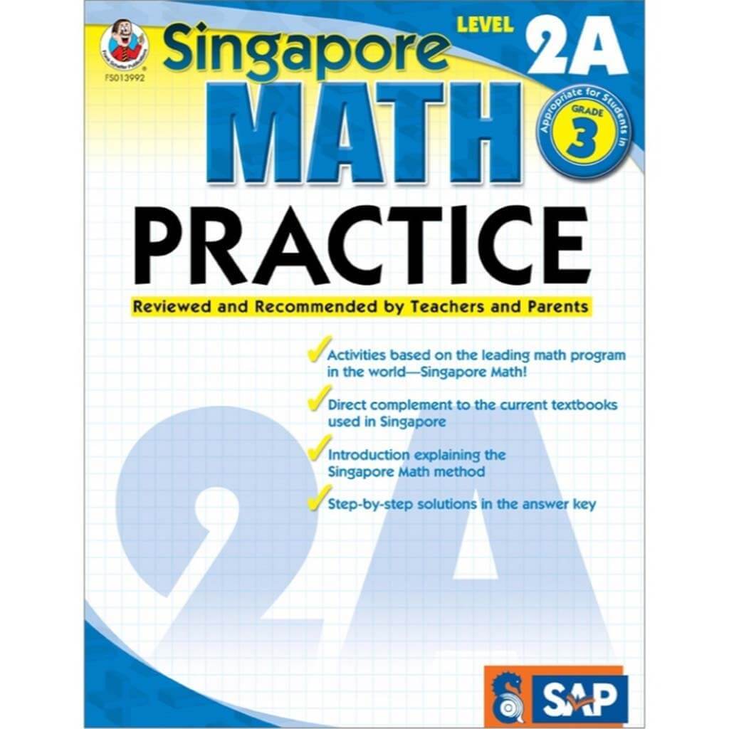 Singapore Math Level 2A Math Practice Workbook Grade 3 