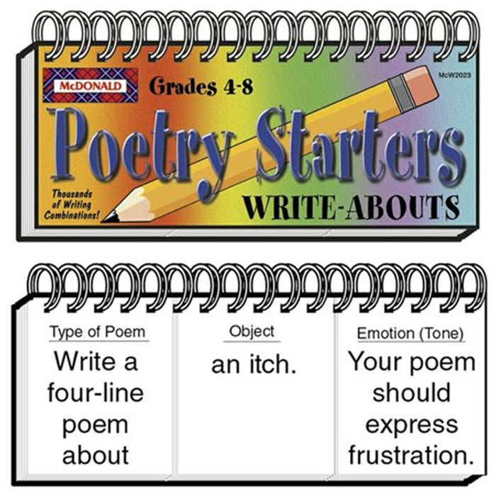 Poetry Starters Write-Abouts Booklet Gr. 4-8
