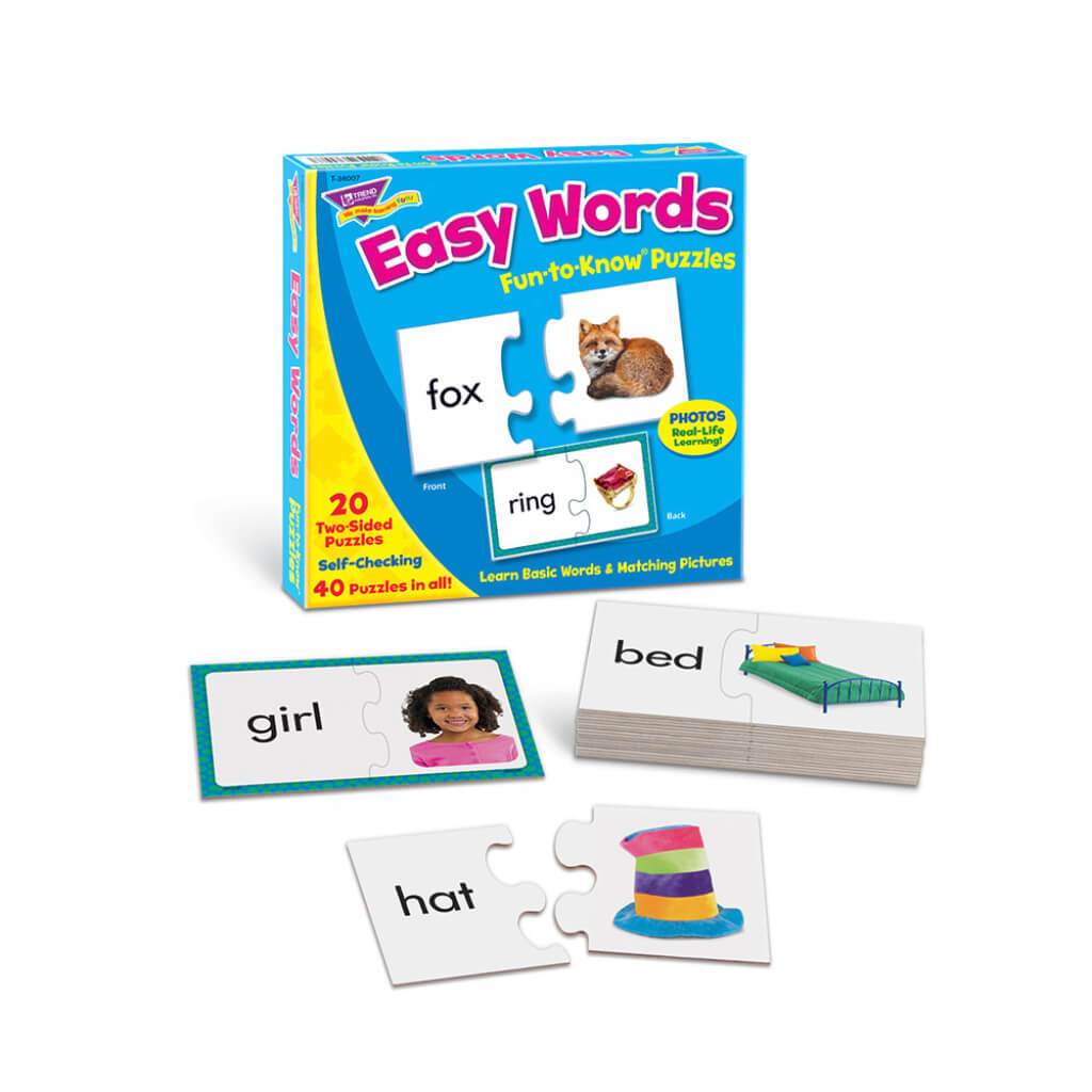 Easy Words Fun To Know Puzzle 