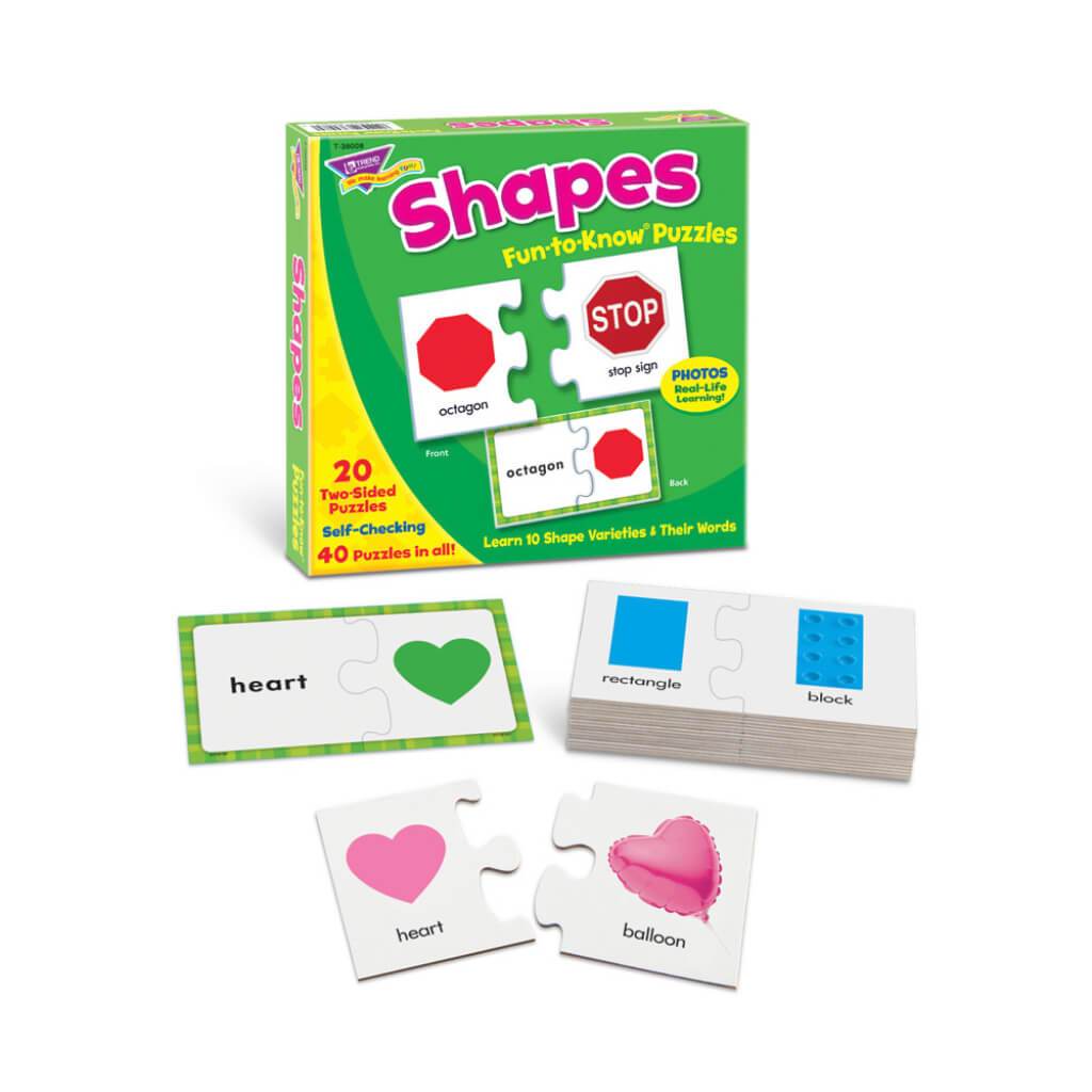Shapes Fun To Know Puzzles 