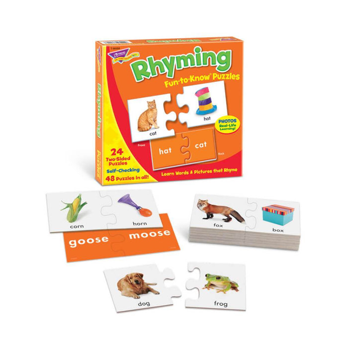 Rhyming Fun To Know Puzzles 