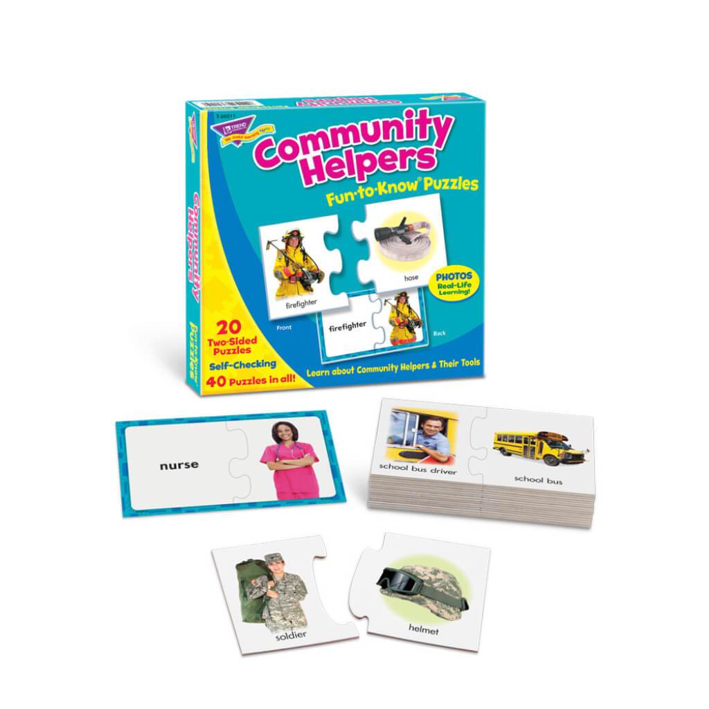 Community Helpers Fun To Know Puzzle 