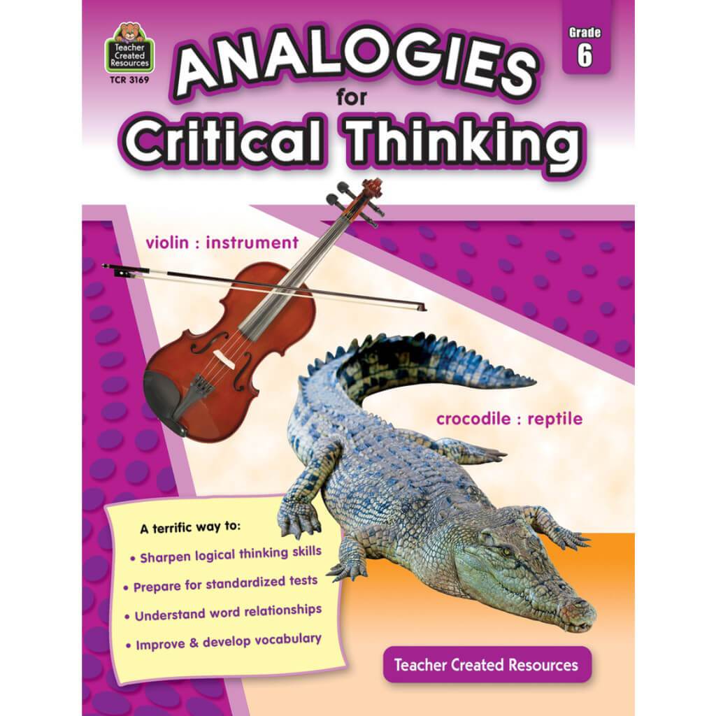 Analogies Critical Thinking Book Grade 6 