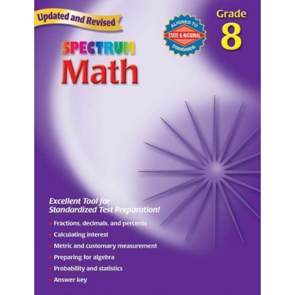 Spectrum Math: Grade 8 Workbook