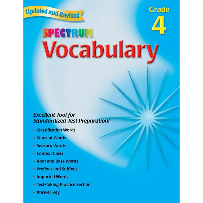 Spectrum Vocabulary Grade 4