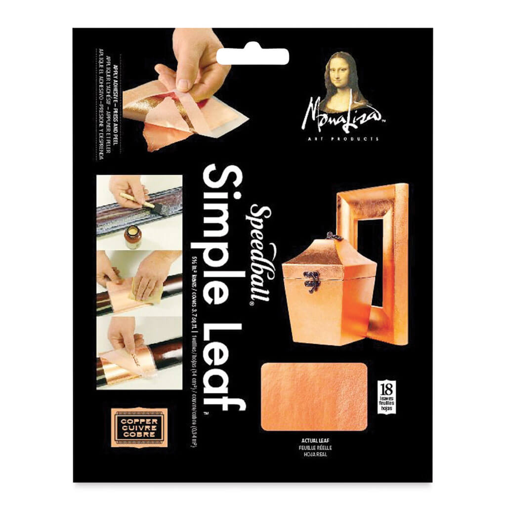 Mona Lisa Copper Simple Leaf 18 Sheets