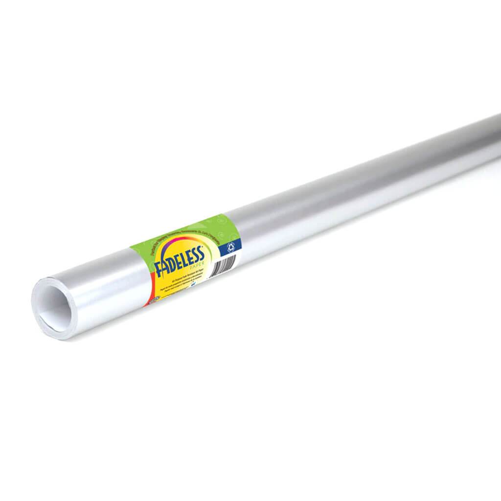 Fadeless Metallic Paper 48in x 12ft Silver