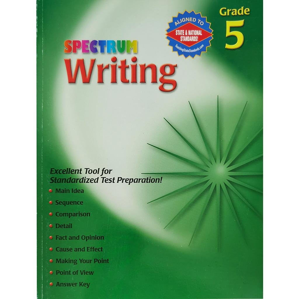 Spectrum Writing Book  Grade 5