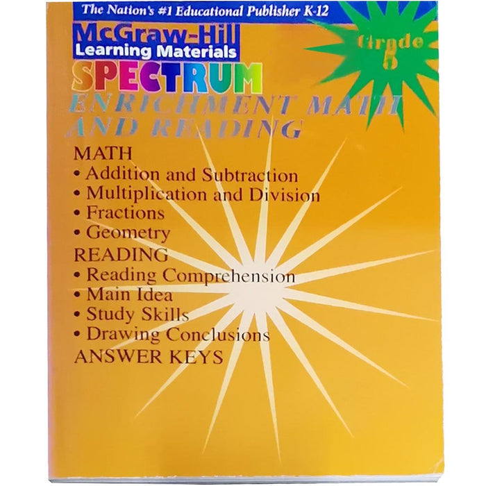 Spectrum Enrichment Math & Reading Book Grade 5