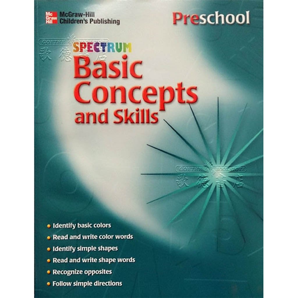 Spectm Basic Concepts &amp; Skill Preschl