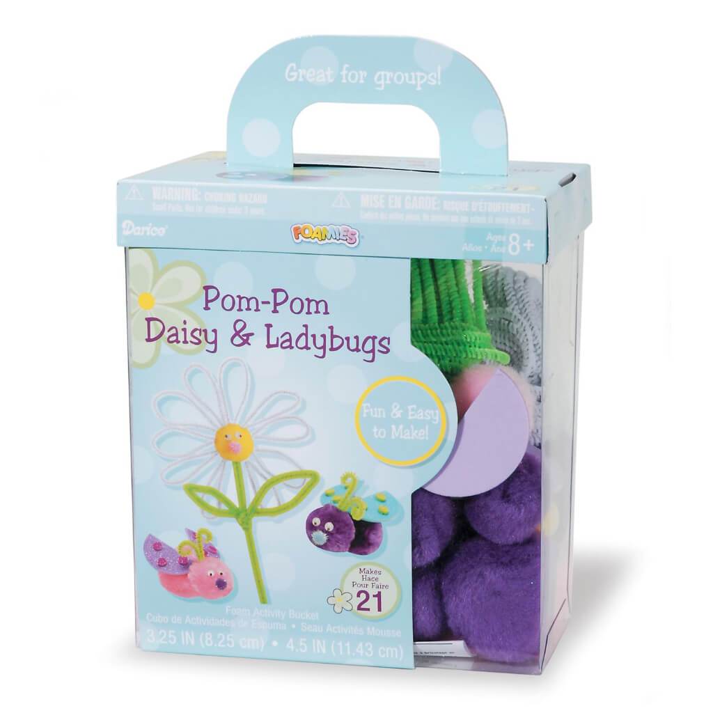 POM POM DAISY &amp; LADYBUGS KIT 