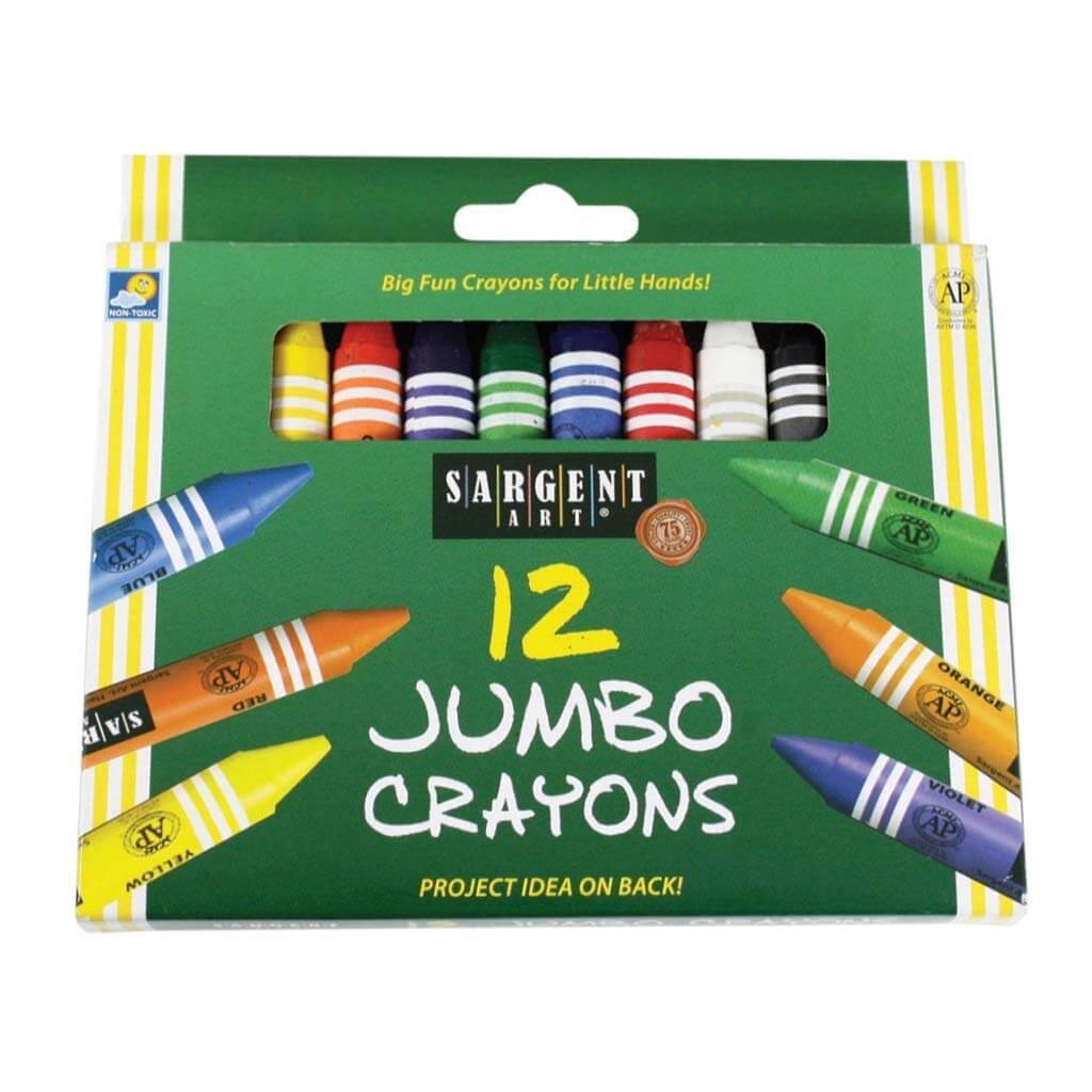 Jumbo Peggable Crayons 12ct