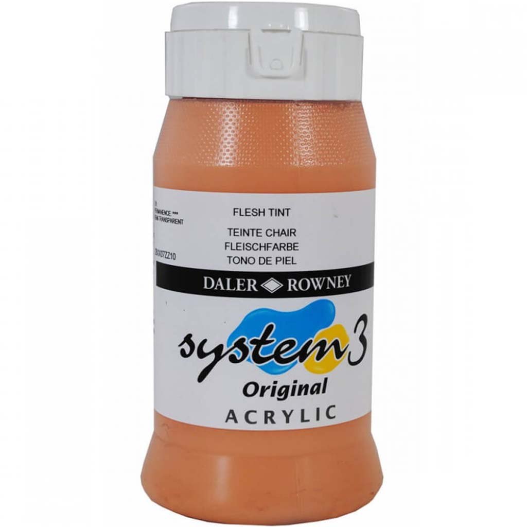 Daler Rowney System 3 Acrylic Paint 500ml Jar