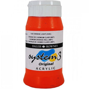 Daler Rowney System 3 Acrylic Paint 500ml Jar