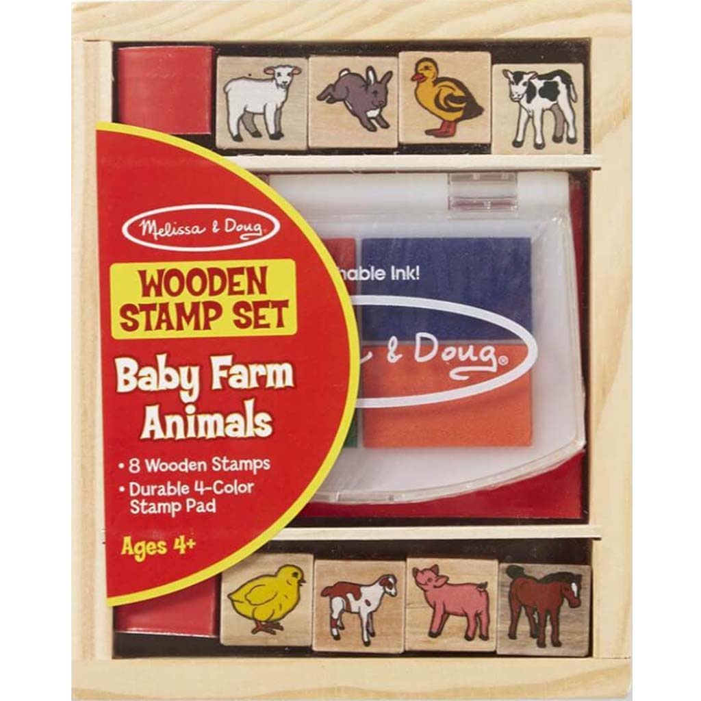 BABY FARM ANIMALS STAMP SET 