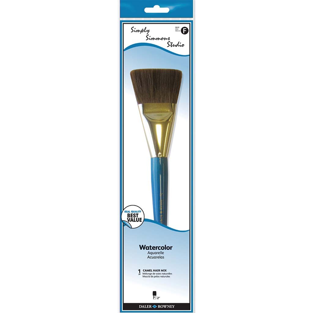 Simply Simmons Studio Camel Hair Mega Brush Bright 2in