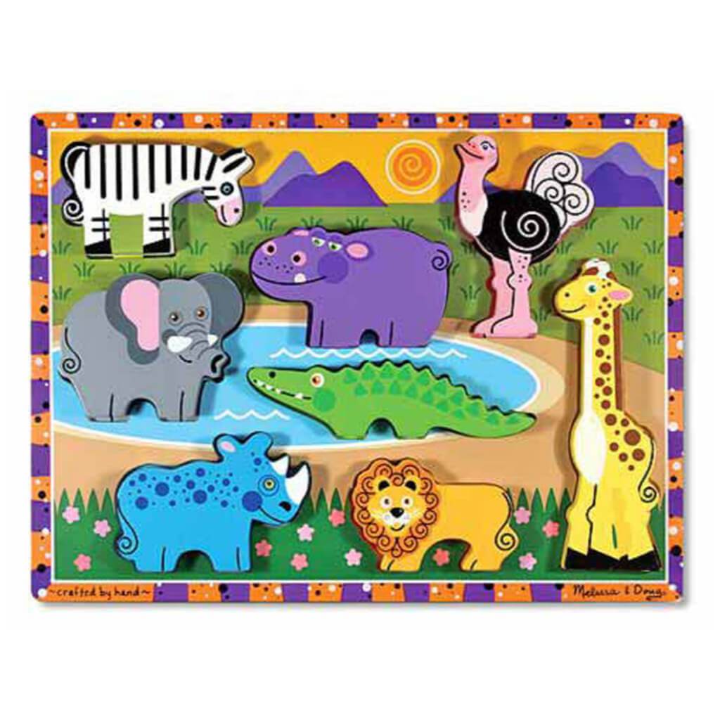 Puzzle Chunky Safari Animals 