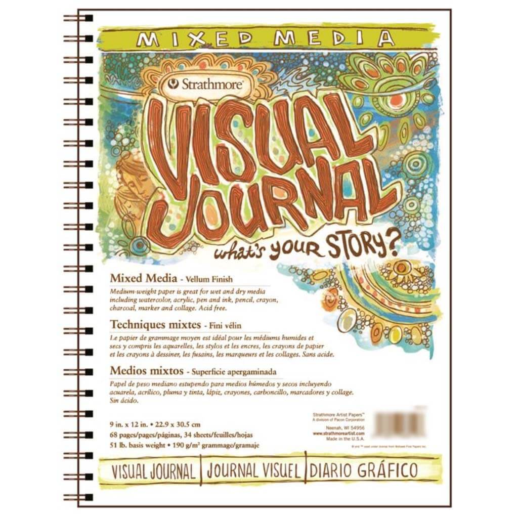 Visual Journal Mixed Media Pad 9in x 12in