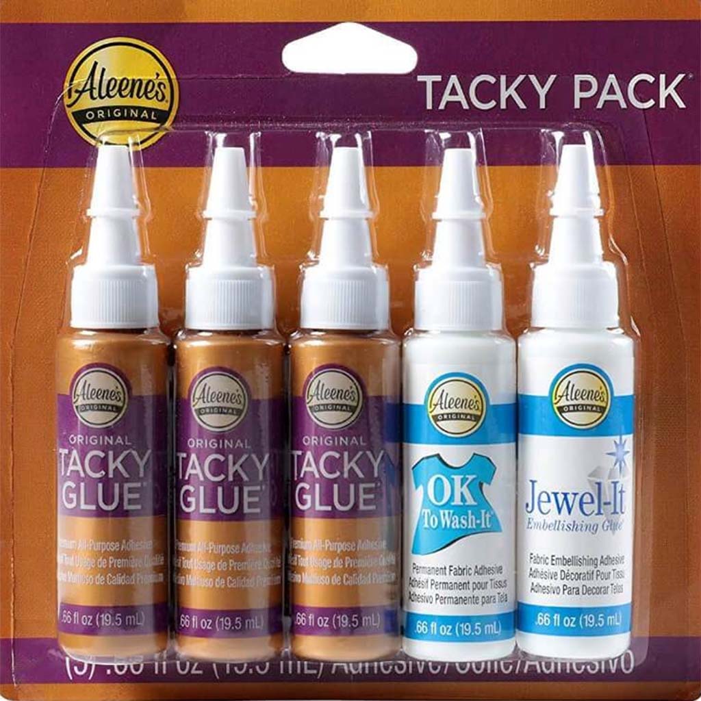 Aleene&#39;s Try Me Size Tacky Pack 5pcs 0.66oz