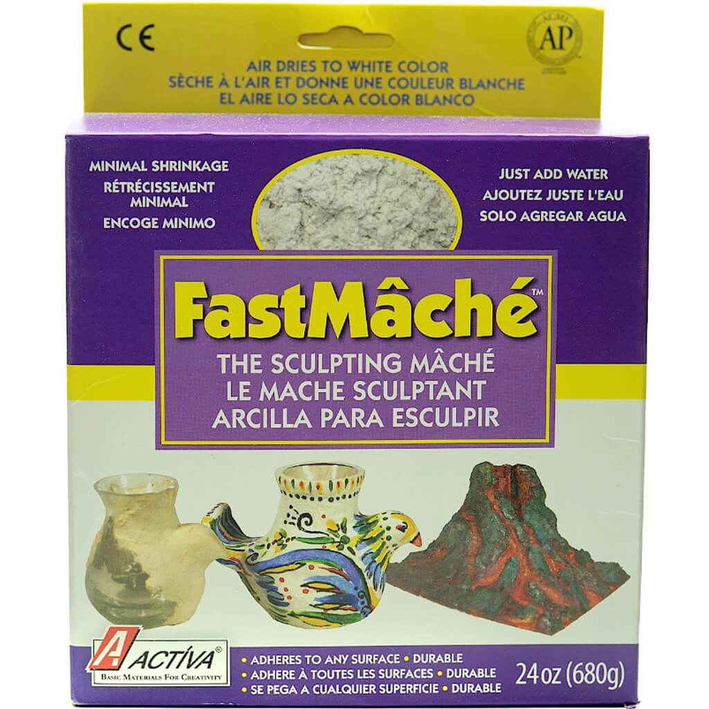 FastMache Sculpting Mache 2lb Bright White