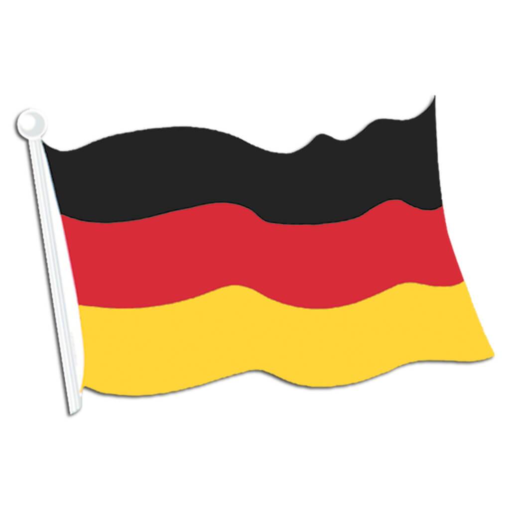 German Flag Cut-Out 