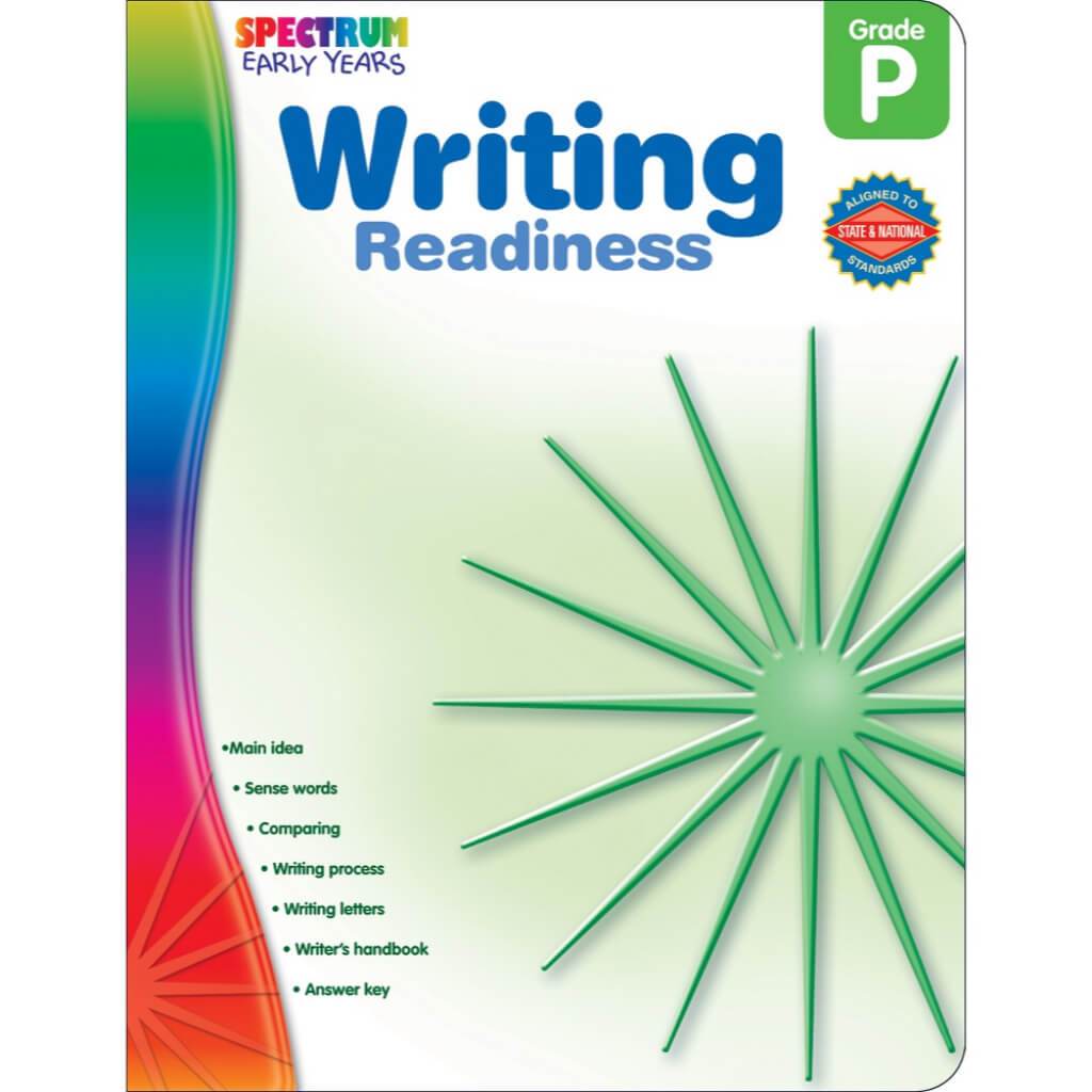 Writing Readiness Workbook Grade Pk 