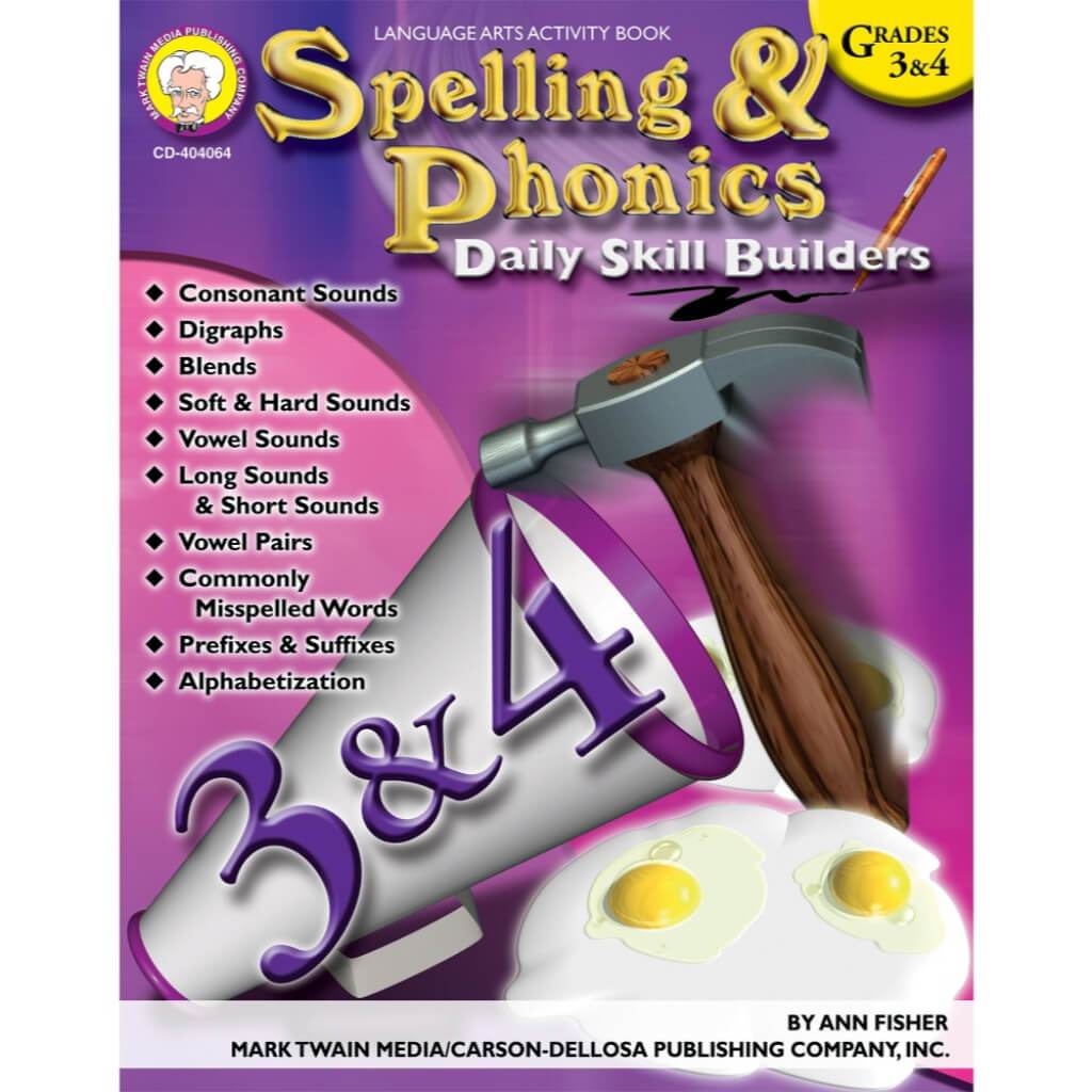 Spelling &amp; Phonics Resource Book Grade 3-4 