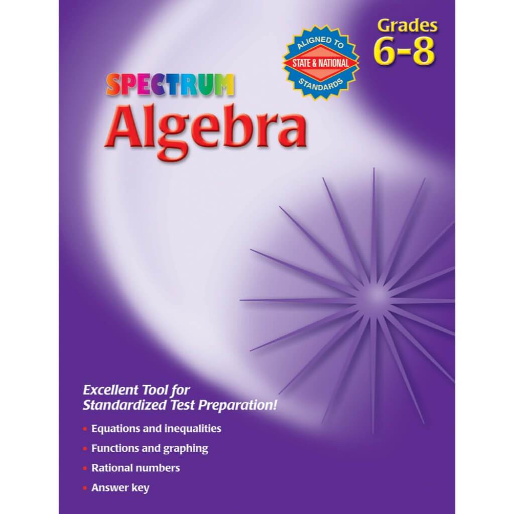 Spectrum Algebra Grade 6-8 