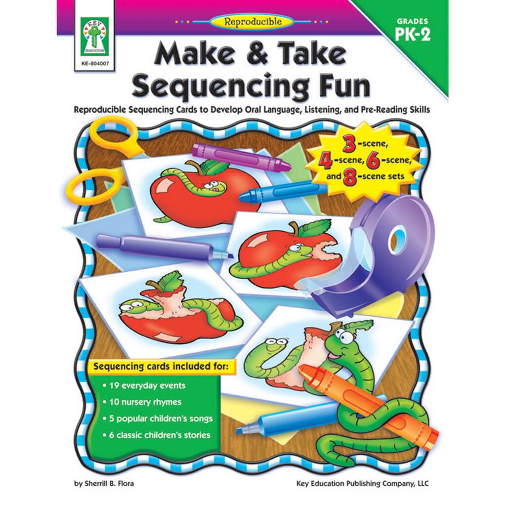 Make &amp; Take Sequencing Fun Book PreK - Grade 2