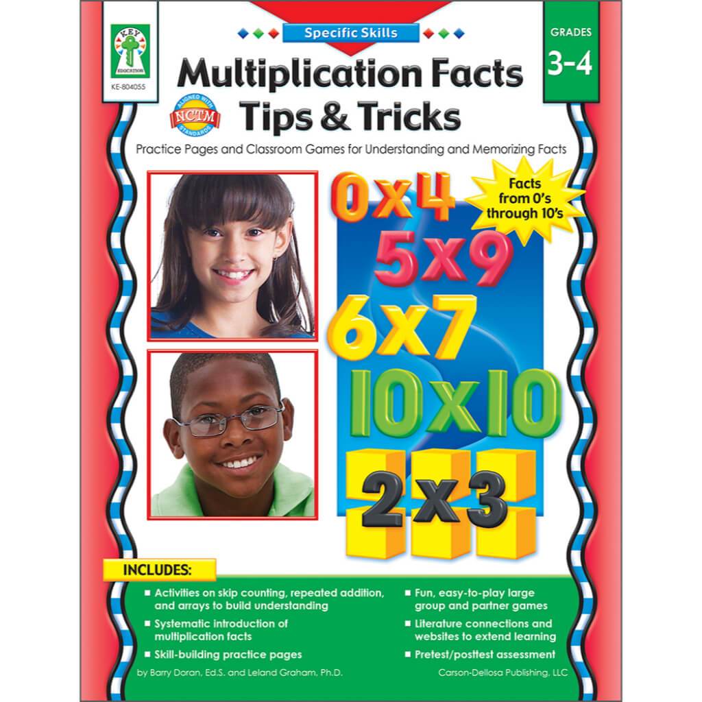 Multiplication Facts Tips And Tricks Resource Book Grade 3-4 
