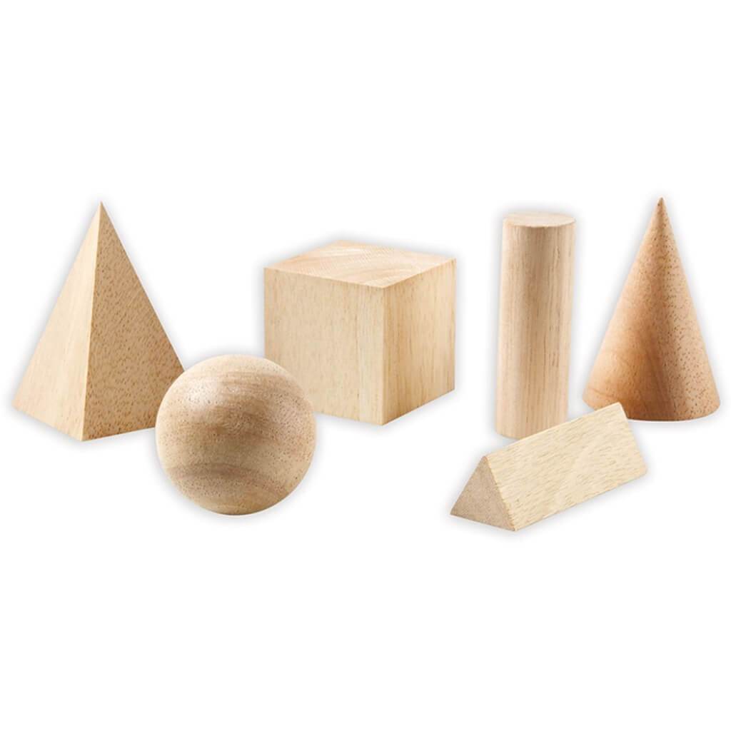 Wooden Geometric Shapes Set 