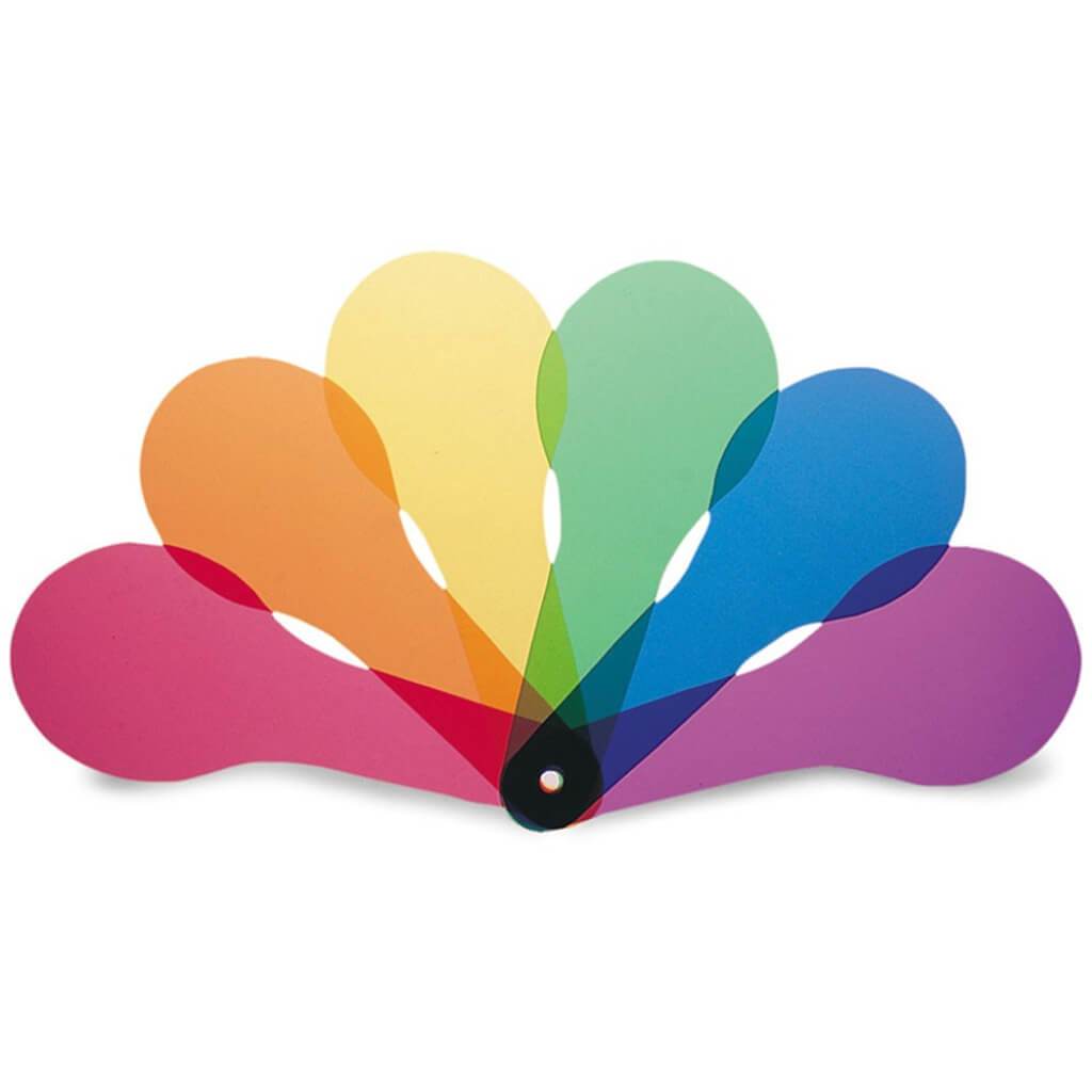 Clear Plastic Color Paddles 