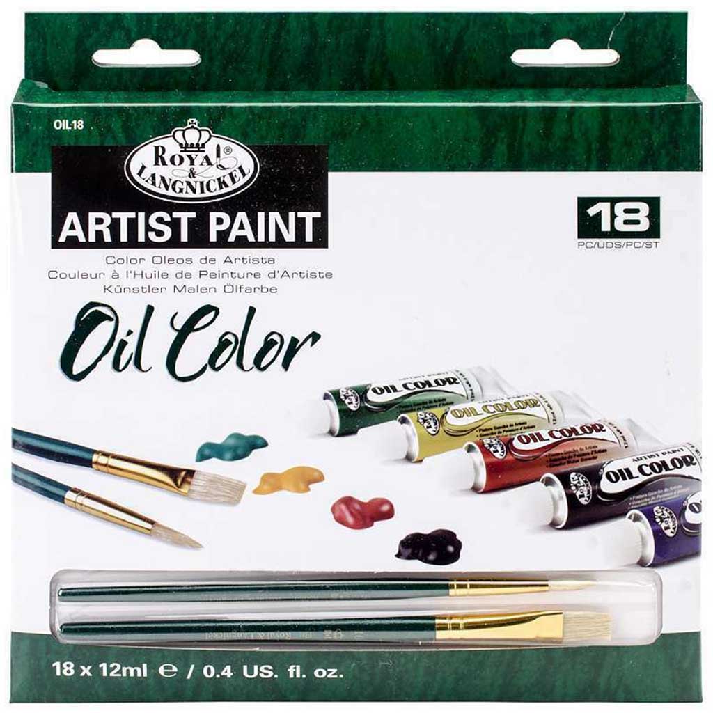 Oil Color Paint Set of 18 x 12ml