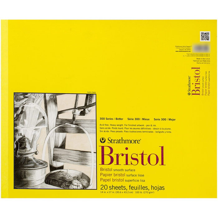 Strathmore Series 300 Bristol Smooth Pad 14in x 17in