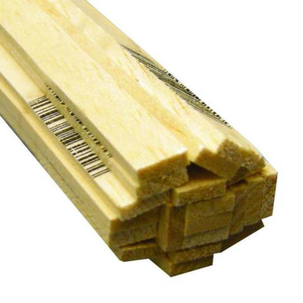 BALSA WOOD 1/8 X 3/8 X 36 