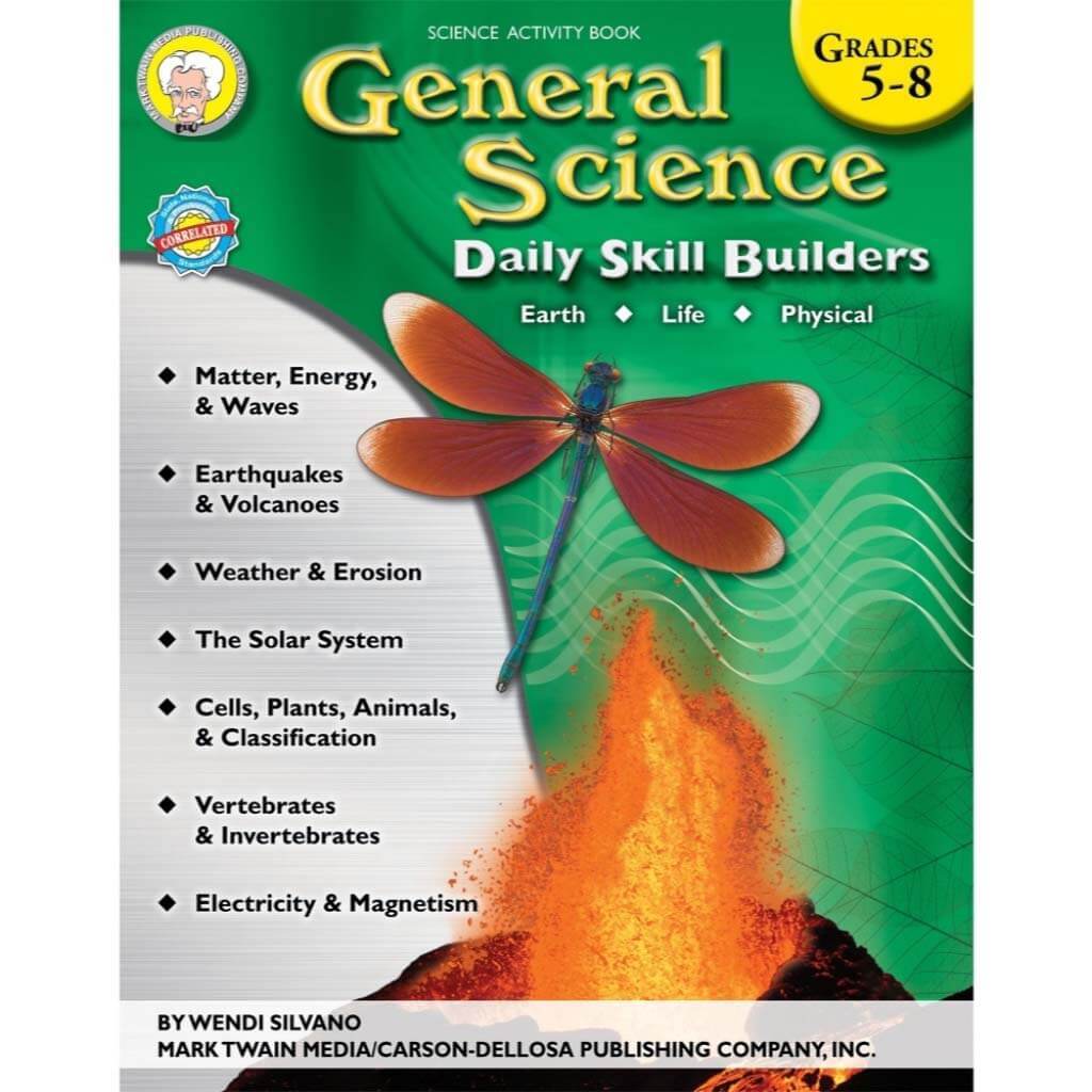 Daily Skill Builders General Science Resource Book Grade 5-8 