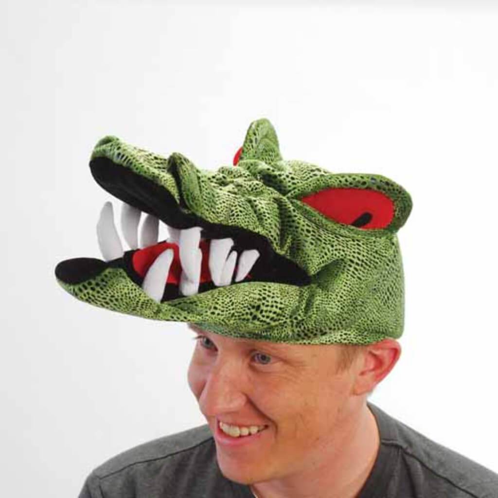 Deluxe Plush Alligator Hat 