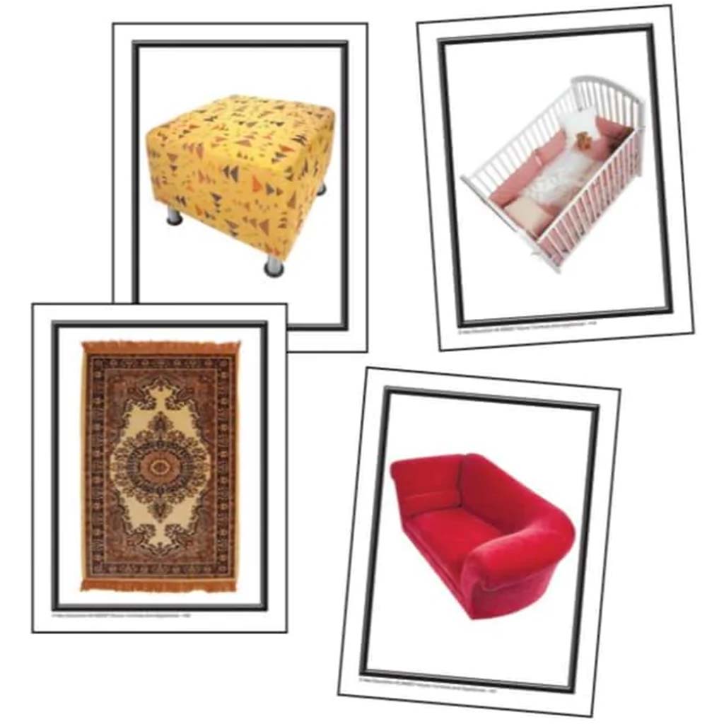 Furniture And Appliances Learning Cards 