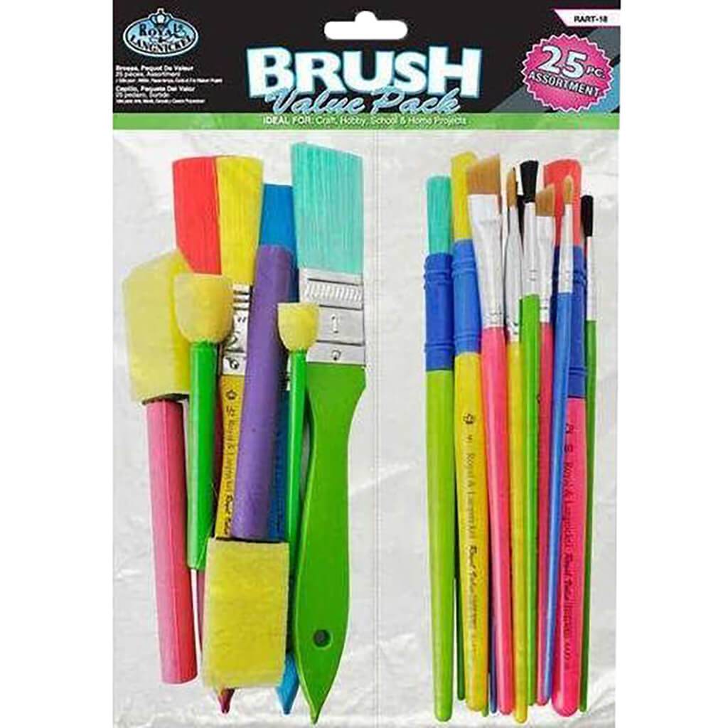 Royal Craft Brush Value Pack 25pcs