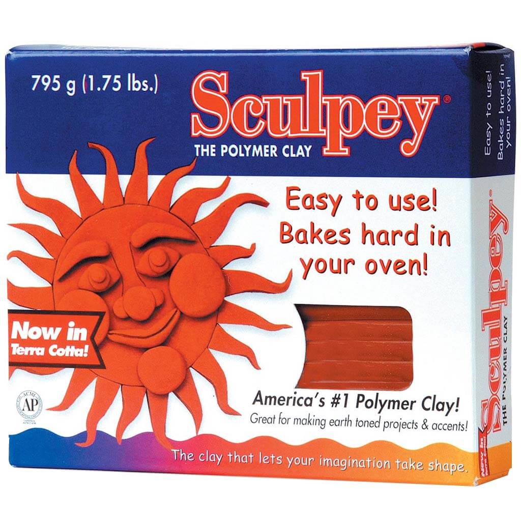 Sculpey Original Polymer Clay 1.75lb Terra Cotta