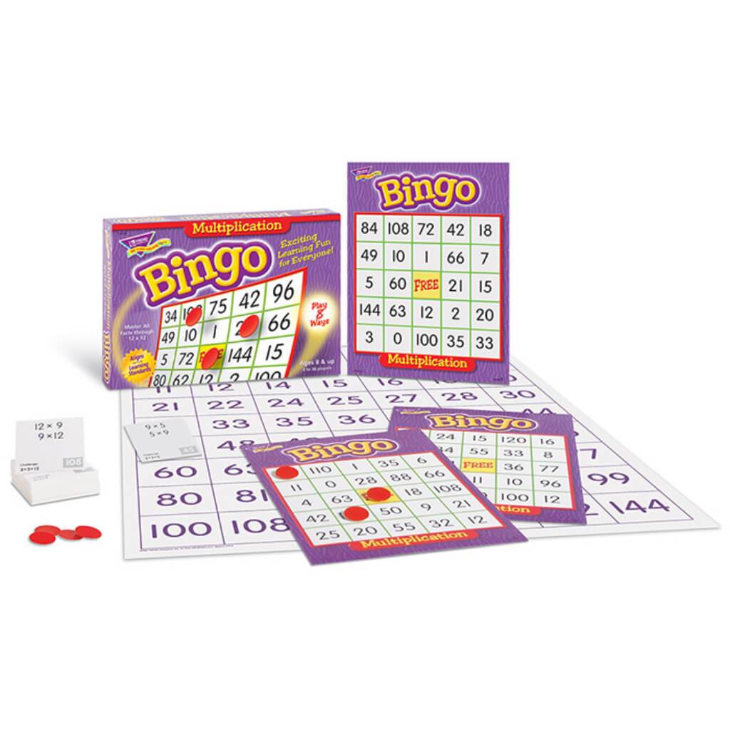 Multiplication Bingo Game 