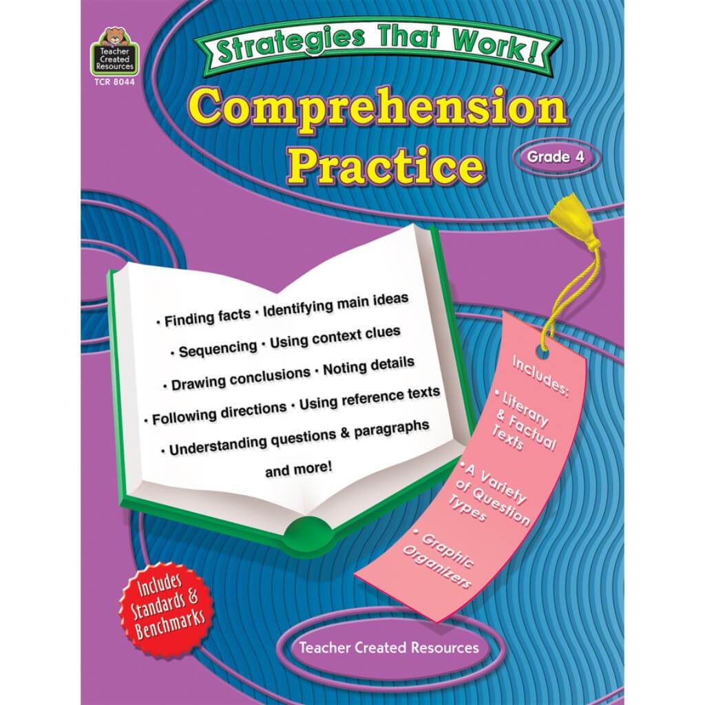 Strategies That Work Comprehension Practice Book Grade 4 