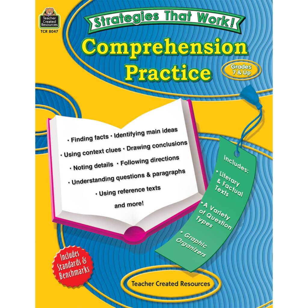 Strategies That Work Comprehension Practice Book Grade 7-8 