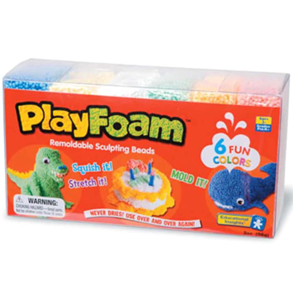 Playfoam 6 Assorted Color Set 2 oz 