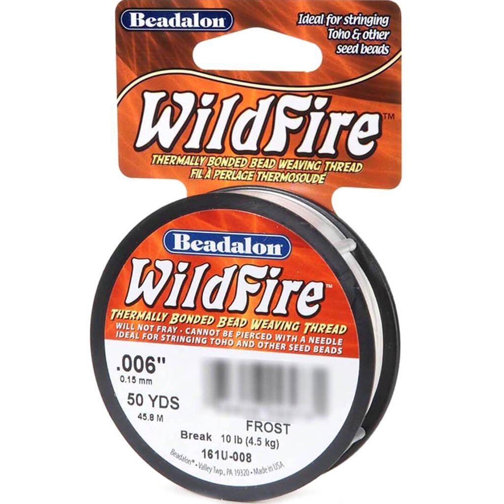 Beadalon WildFire Beading Thread Frost .006in